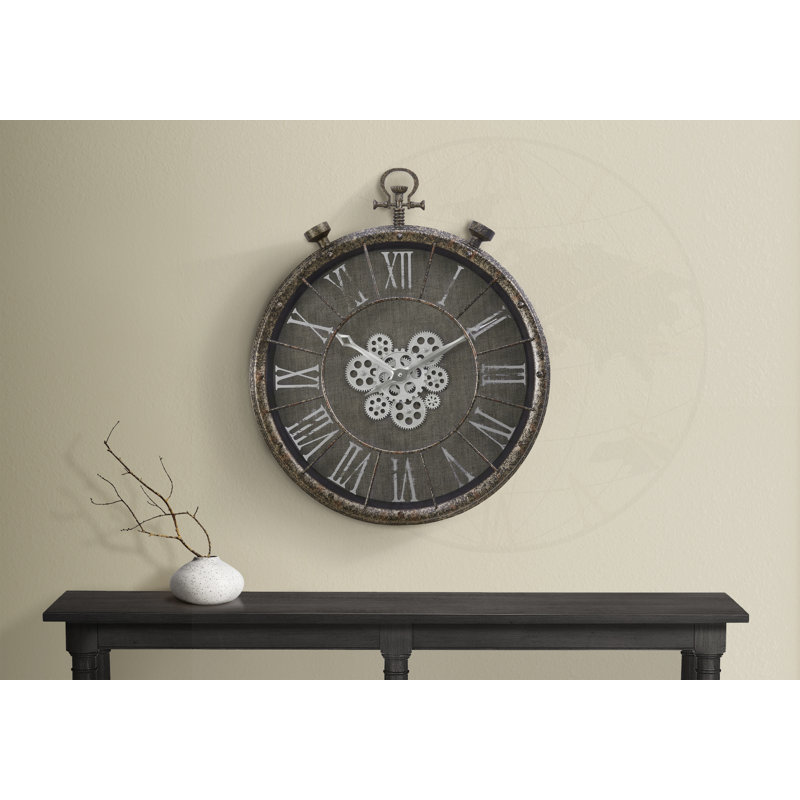 24" Transitional Round Wall Clock