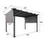 12 Ft. W x 9 Ft. D Steel Pergola with Canopy-97566302