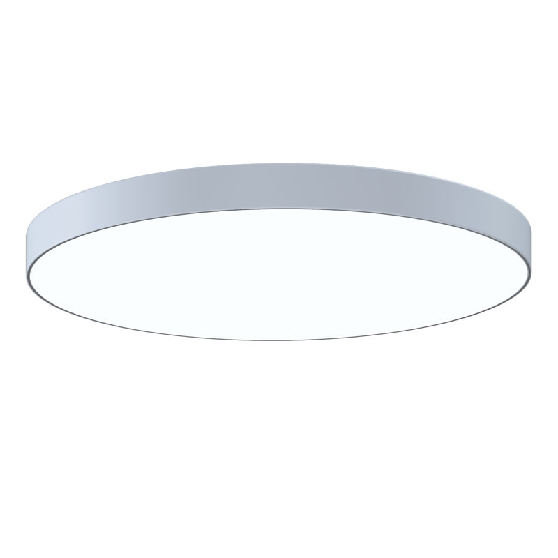 Plafonnier encastré 1 lumière DEL Pi, Blanc satiné, 3000 K, H 4 po x l 29,5 po x P 29,5 po