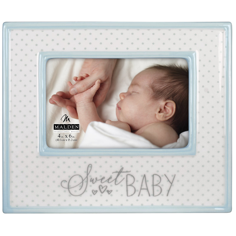 Cadre photo de bébé doux