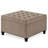 Large Square With Soft Fabric And Wood Legs For Home Linen Upholstered Internal Compartment Style-697250121