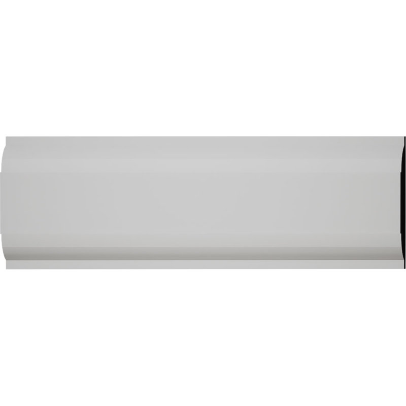 H 7/8 po x P 1/4 po x L 96 po, cordon de séparation en PVC TrueCraft, blanc, 96 po x 0,88 po x 0,25 po