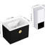 Meuble-lavabo moderne avec lavabo en céramique et rangement latéral