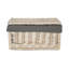Wicker Large Lined Storage Hamper Basket-1917278294