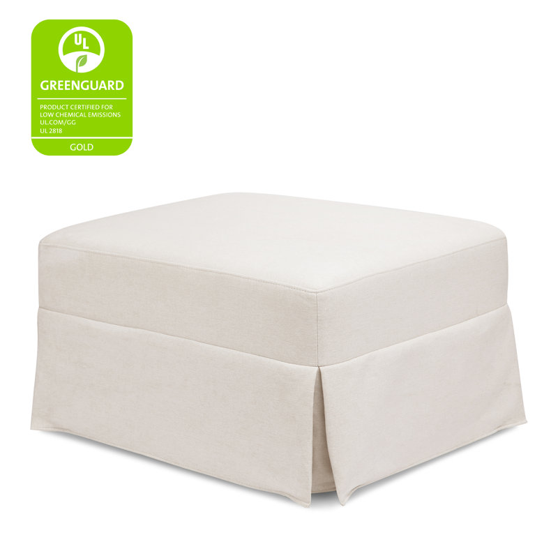 Crawford Ottoman, Cream