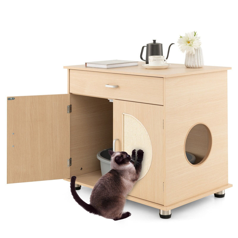 Edenbridge Engineered Wood Litter Box Enclosure