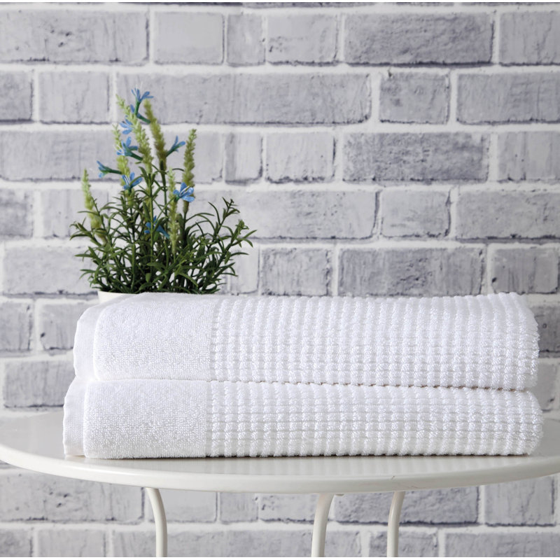 Earline Midweight Bath Towel, White