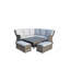 Lyons 6 - Person Patio Dining Set Square Table with Cushions Included