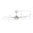 52"  5 - Blade LED Smart Standard Ceiling Fan with Remote Control and Light Kit Included.