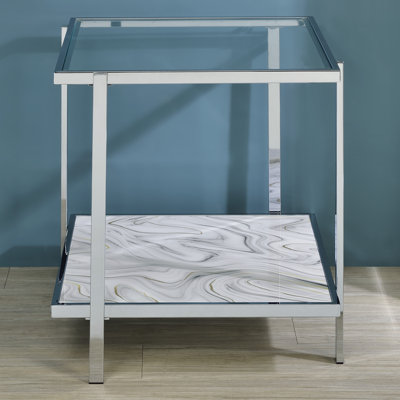Crowle Mika Square End Table