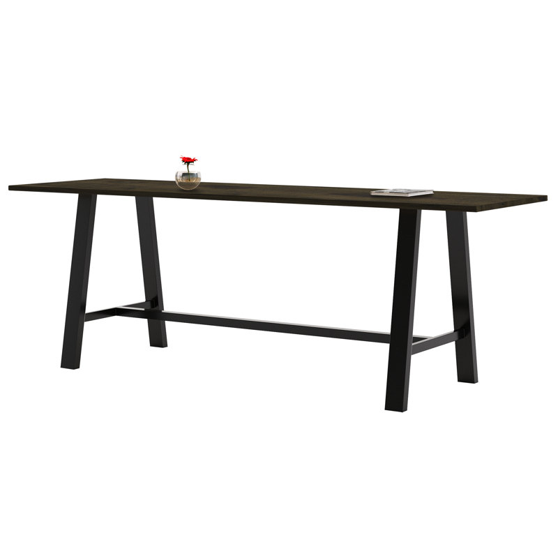 Midtown Solid Wood Breakroom Table, 41" H x 120" L x 42" W, Espresso