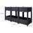 Planter Raised Beds - Elevated Planter Garden Box With Drainage Plug Raised Garden Beds For Vegetable/Flower/Herb Outdoor Standing Planter Beds Gardening Kit,Black,47.2"X15.7"X27.7"-819625235