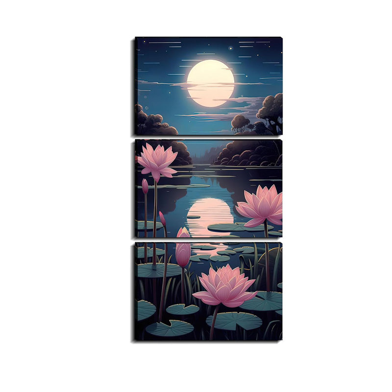 3 Piece Wrapped Canvas Wall Art