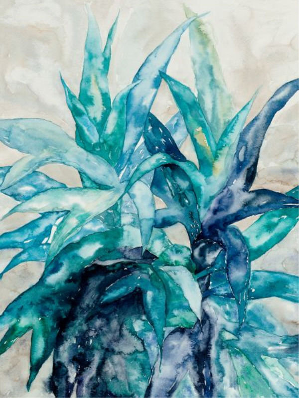 Last Summer I Print by Sara Brown, Knife Gel, 32" H x 24" W