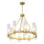 Lustre 8 lumières roue de chariot-1639825743