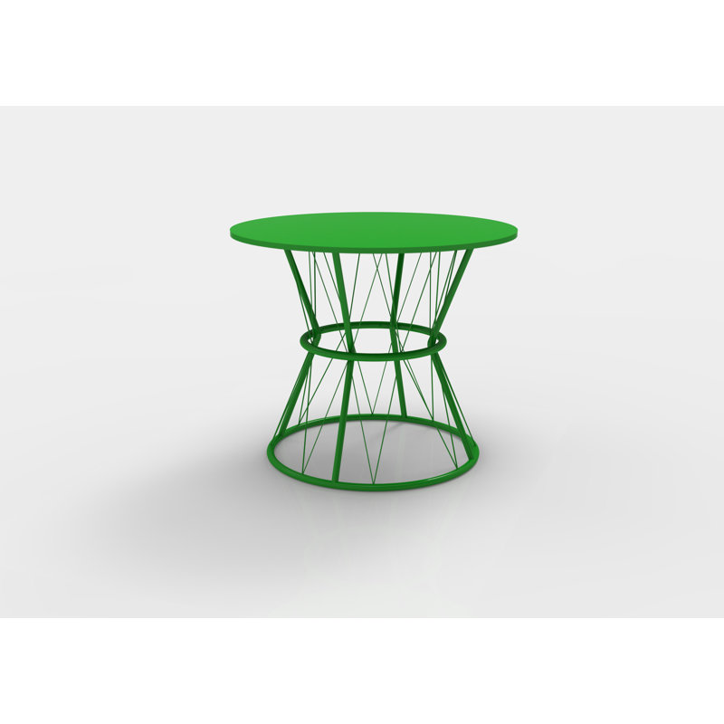 Mindenmines Pedestal End Table, Green