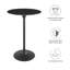 Table de bar Lippa, plateau rond en marbre artificiel, par Modway-410900541-410900536-471470866