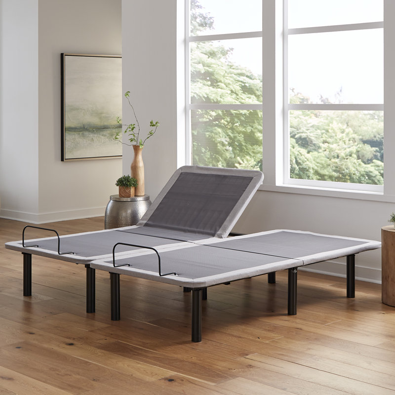 Slumber Solutions 15" Zero Gravity Adjustable Base with Wireless Remote, Split King