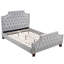 Mobilier de chambre à coucher tête de lit tête de lit moderne capitonné en polyfibre style traditionnel américain 1pcs-685382287-685382284