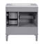 Meuble-lavabo 30 po avec lavabo en céramique-334297826