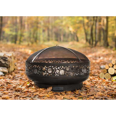 Sundberg Round Steel Wood Burning Fire Ring