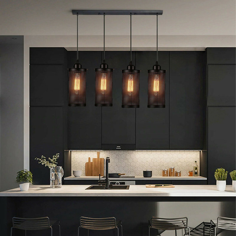 Langsa 4 - Light Black Pendant