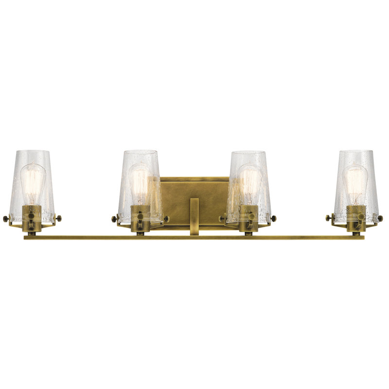 Viran 4 - Light Vanity Light, Natural Brass