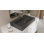 Lavabo de salle de bain vasque en résine 31,4 po x 18,8 po Badeloft WB-05-L-MBLK