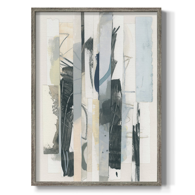 Papier stratifié I, reproduction encadrée - bois massif, H 11 po x l 9 po