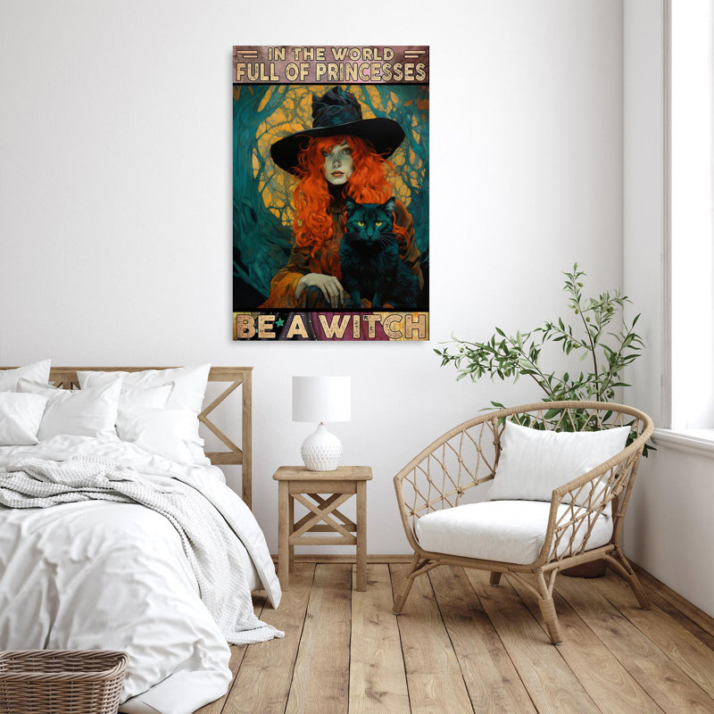 «Savin Woman Be A Witch 1», impression sur toile, H 36 po x l 24 po x P 1,25 po