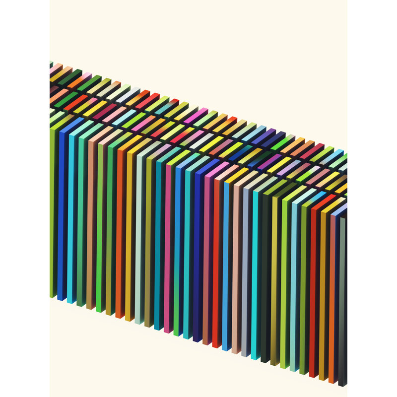The Queue 9 Print by Scott Norris, Wrapped Canvas, 32" H x 24" W