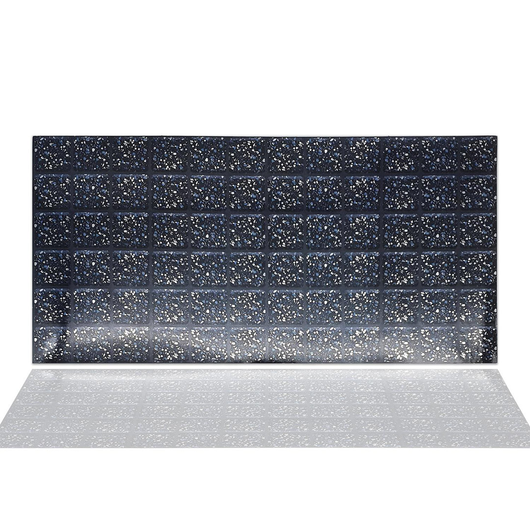14cm x 28.5cm Aluminium Peel & Stick Mosaic Tile