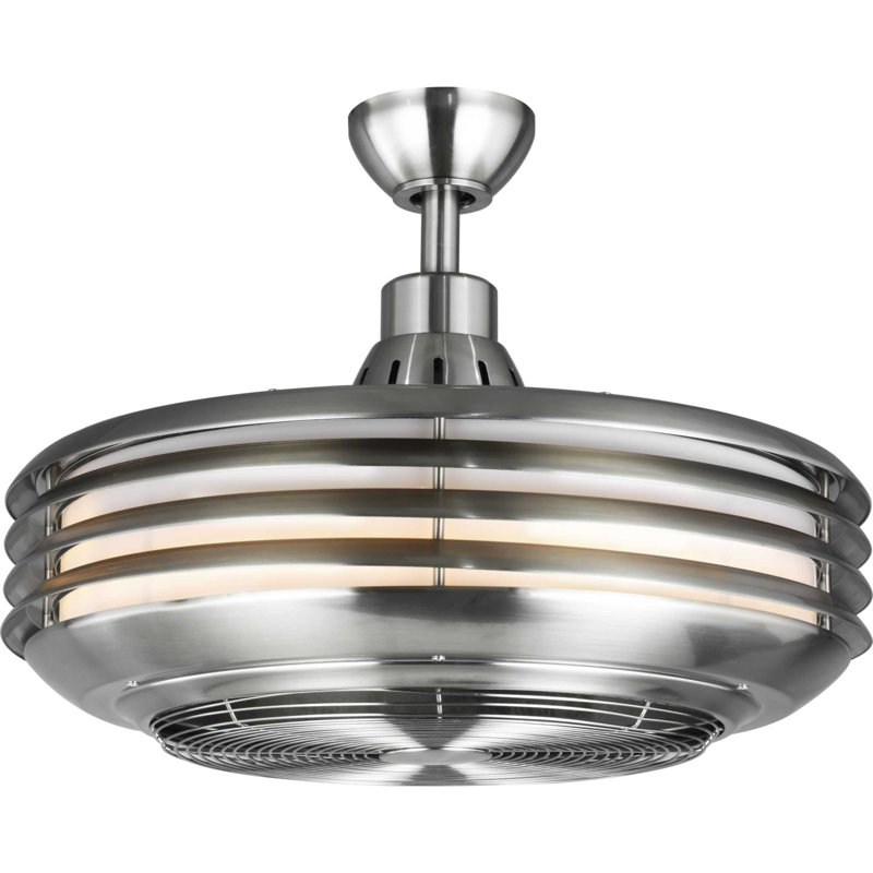Sanford 22.875 " Ceiling Fan with LED Lights with Light Kit, Brushed Nickel