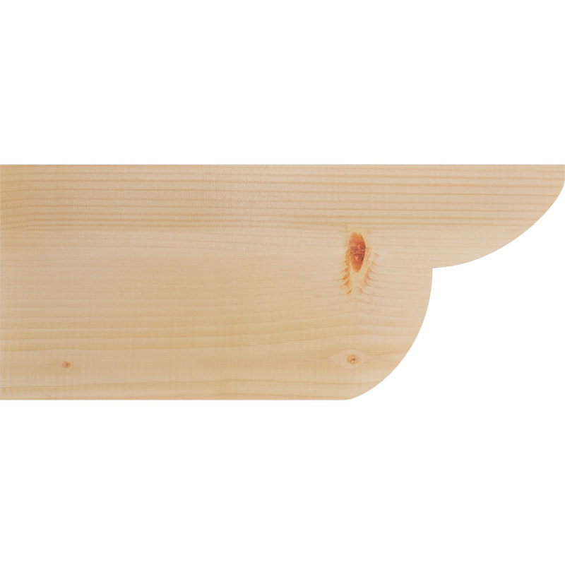 3 1/2"W x 10"H x 24"L Crestline Smooth Rafter Tail, Douglas Fir, Douglas Fir, 10" H x 24" W x 3.5" D