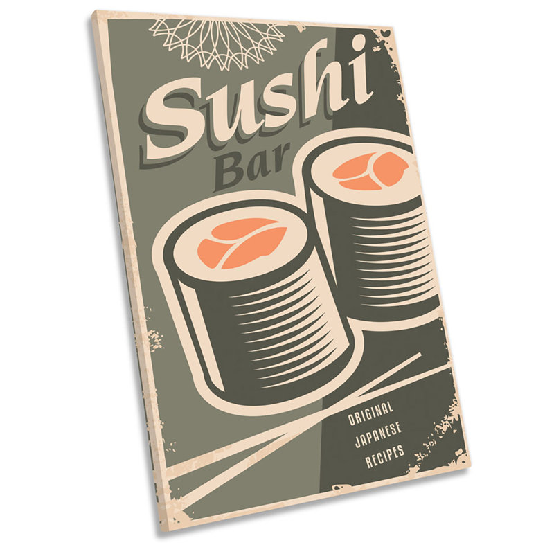 Sushi Bar Kitchen - Wrapped Canvas Print, 91.4cm H x 61cm W
