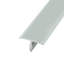 Outwater 3/4In Mill Finish Flat Aluminum Centre Barb Tee Moulding, 72In Lengths(Pack Of 18)
