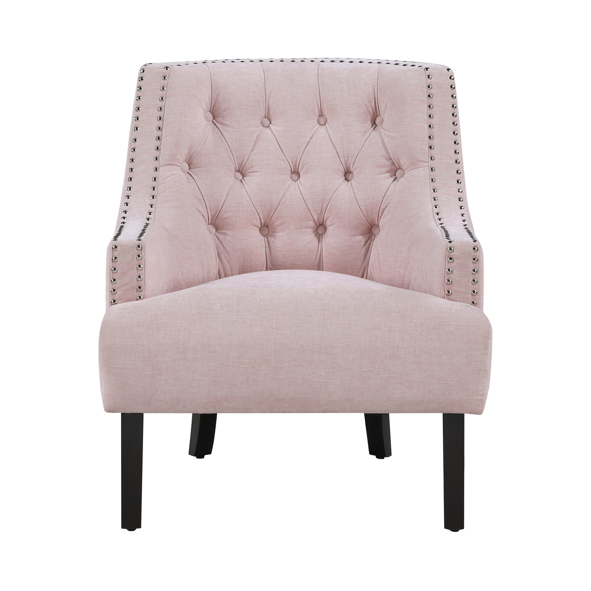 Picture of Red Barrel Studio® Modern Traditional Accent Chair Button Tufted -hued ...
