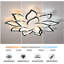 Calletana 14-Light Acrylic LED Flush Mount,Dimmable Modern Ceiling Light for Living Room Bedroom