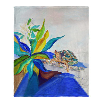 Jeté en soie Turtle & Lily