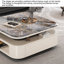 Table basse en pierre de luxe de style micro-cristallin-130068480-130068484