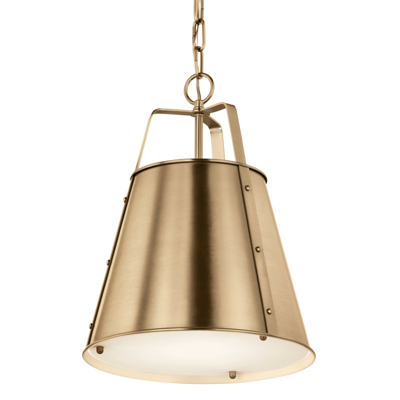 Liebenthal 1 - Light Bell Pendant, Bronze, 92.75" H x 13" W x 5.25" D, Champagne Bronze
