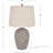 23" Greyish Brown  Ceramic Table Lamp