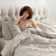 Ensemble d'édredon plissé avec draps Bed-in-a-Bag-103134066-103134057