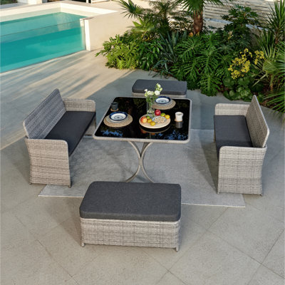 Ardeley 8 - Person Garden Lounge Set with Cushions