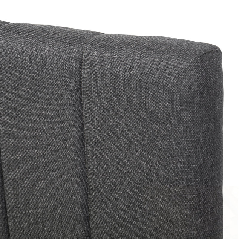 Lit plateforme double tapissier avec lit gigogne simple et 3 tiroirs, Gris