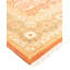 Tapis unique noué à la main orange / beige / vert Oakhur de conception unique 6 pi 2 po x 8 pi 10 po Oakhur