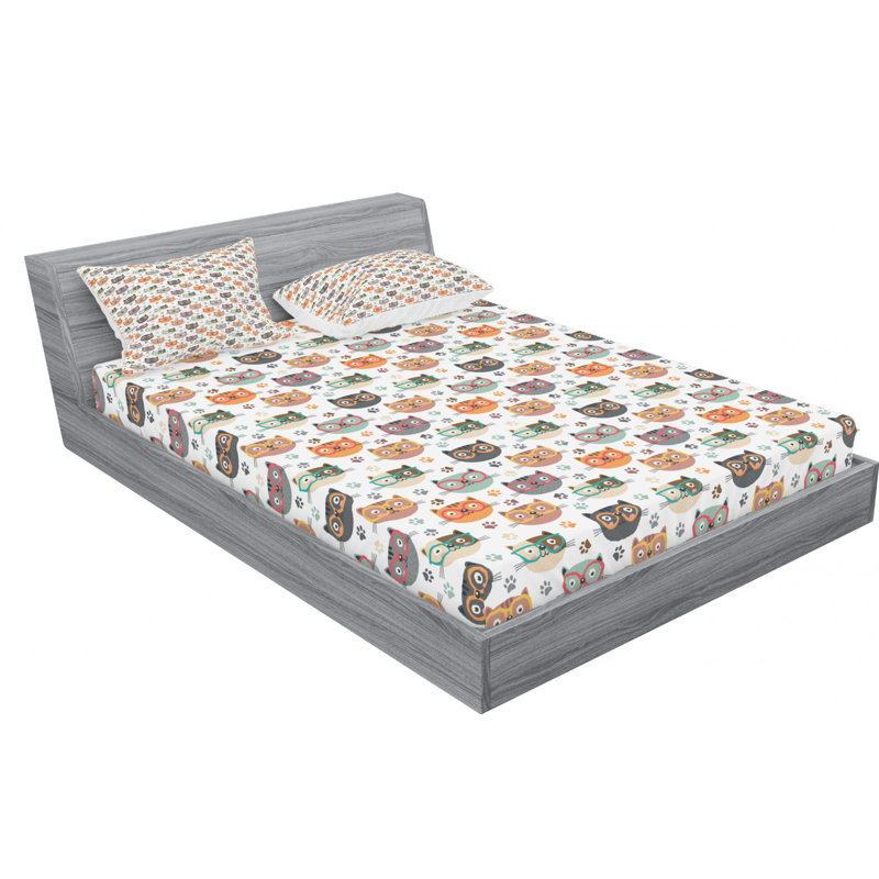 Microfiber Sheet Set, Full Sheet Set with Fitted Sheet