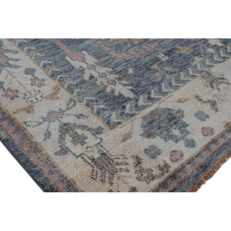 Tapis rectangulaire nouvel âge de conception unique 8 pi 11 po x 11 pi 10 po gris