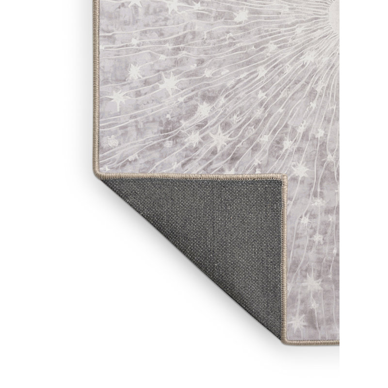 Tapis beige soyeux et moelleux, Rectangle 6 pi x 9 pi