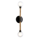 2 - Light Dimmable Classic Bronze, Natural Flush Mount